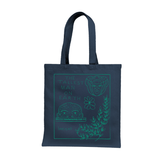 The Tallest Man On Earth Love Is All Tote Bag (Navy)