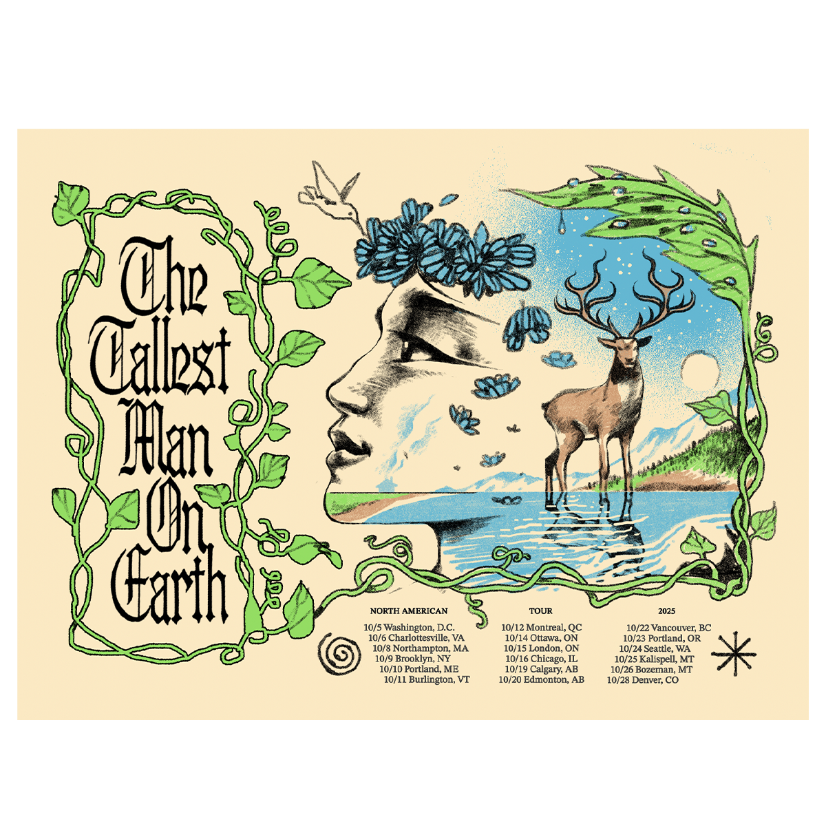 2025 North American Tour Poster